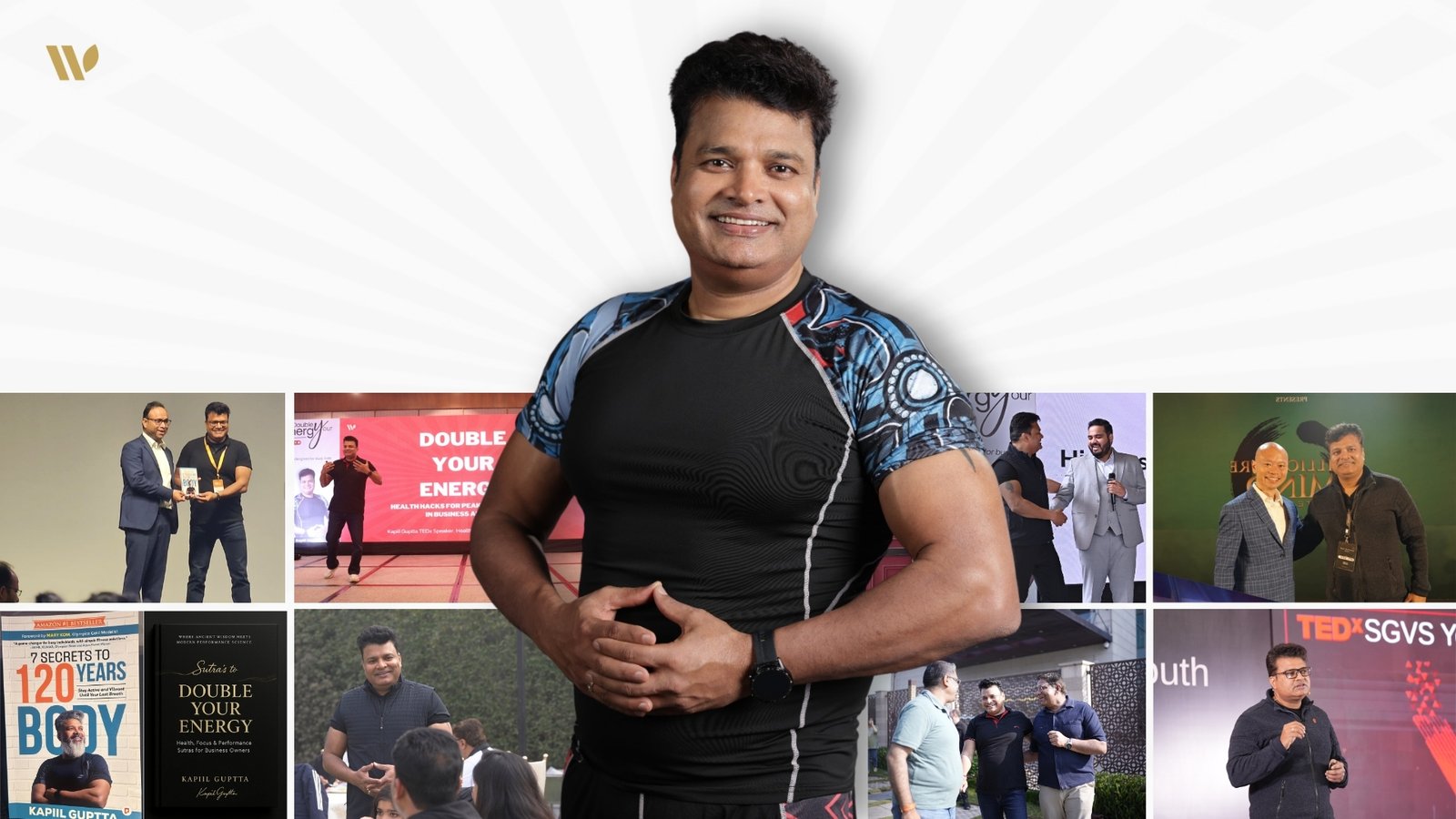 Kapiil Gupta TEDx Speaker and Health Performance Coach in India