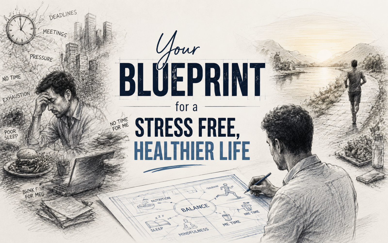 Business leader experiencing how poor health affects business performance, productivity, leadership, and workplace wellness.