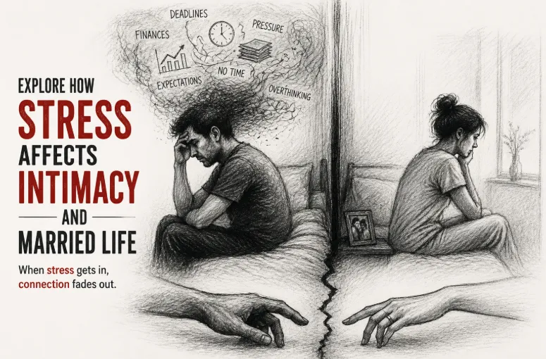 How stress affects intimacy and married life