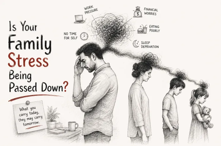 Family problems and mental health cycle