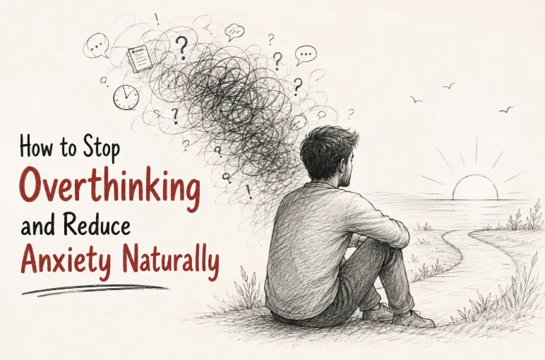 How to stop overthinking and reduce anxiety naturally?