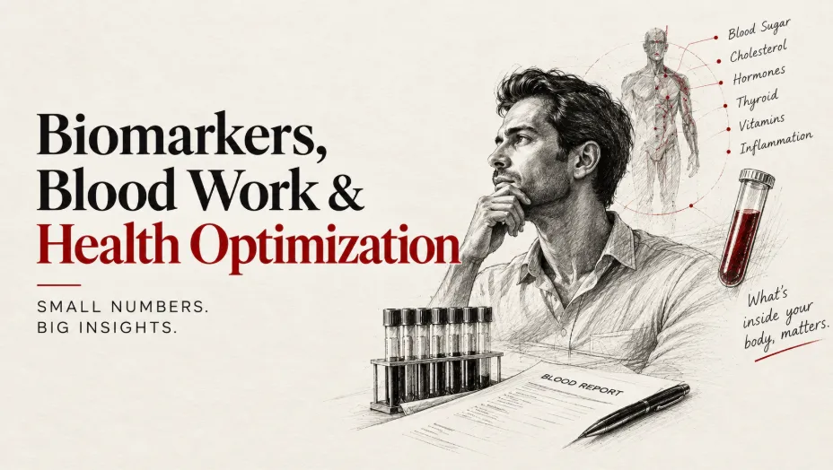 Biomarkers and blood work for health optimization